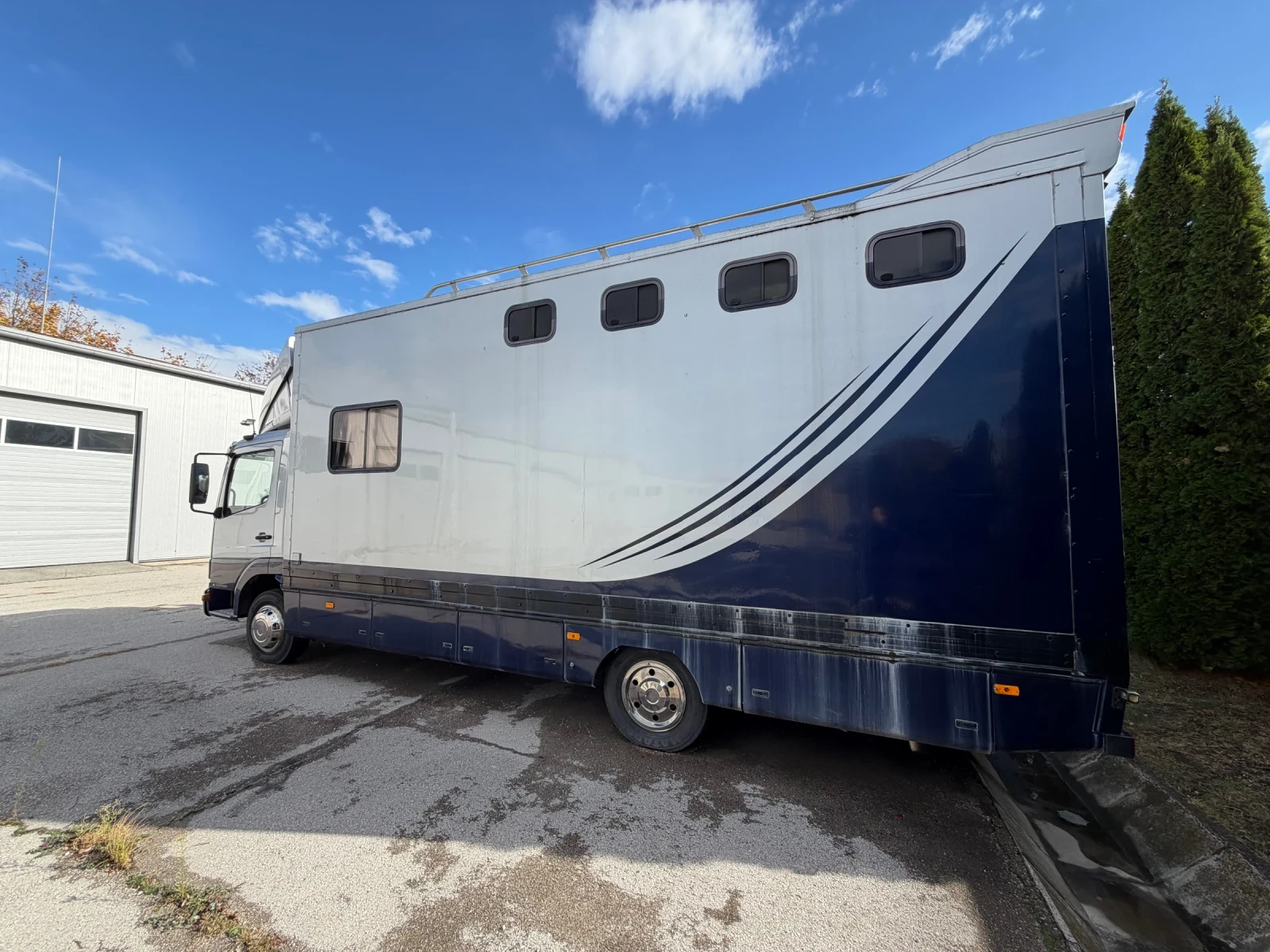 Mercedes-Benz Atego Превоз на коне, снимка 5 - Камиони - 56629749
