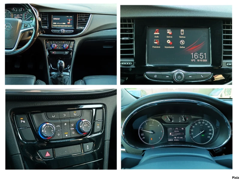 Opel Mokka X 1.6 d* Sport Line* Face Lift* EURO 6B* , снимка 13 - Автомобили и джипове - 52198442