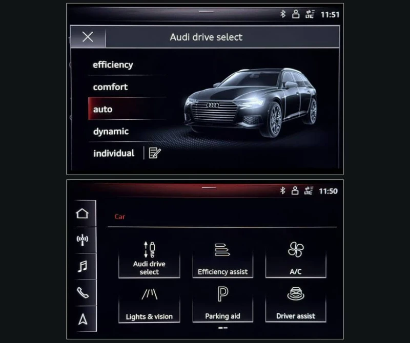 Audi A6 40TDI/Sline/Drive Select/Distronic/Подгрев, снимка 12 - Автомобили и джипове - 53479999
