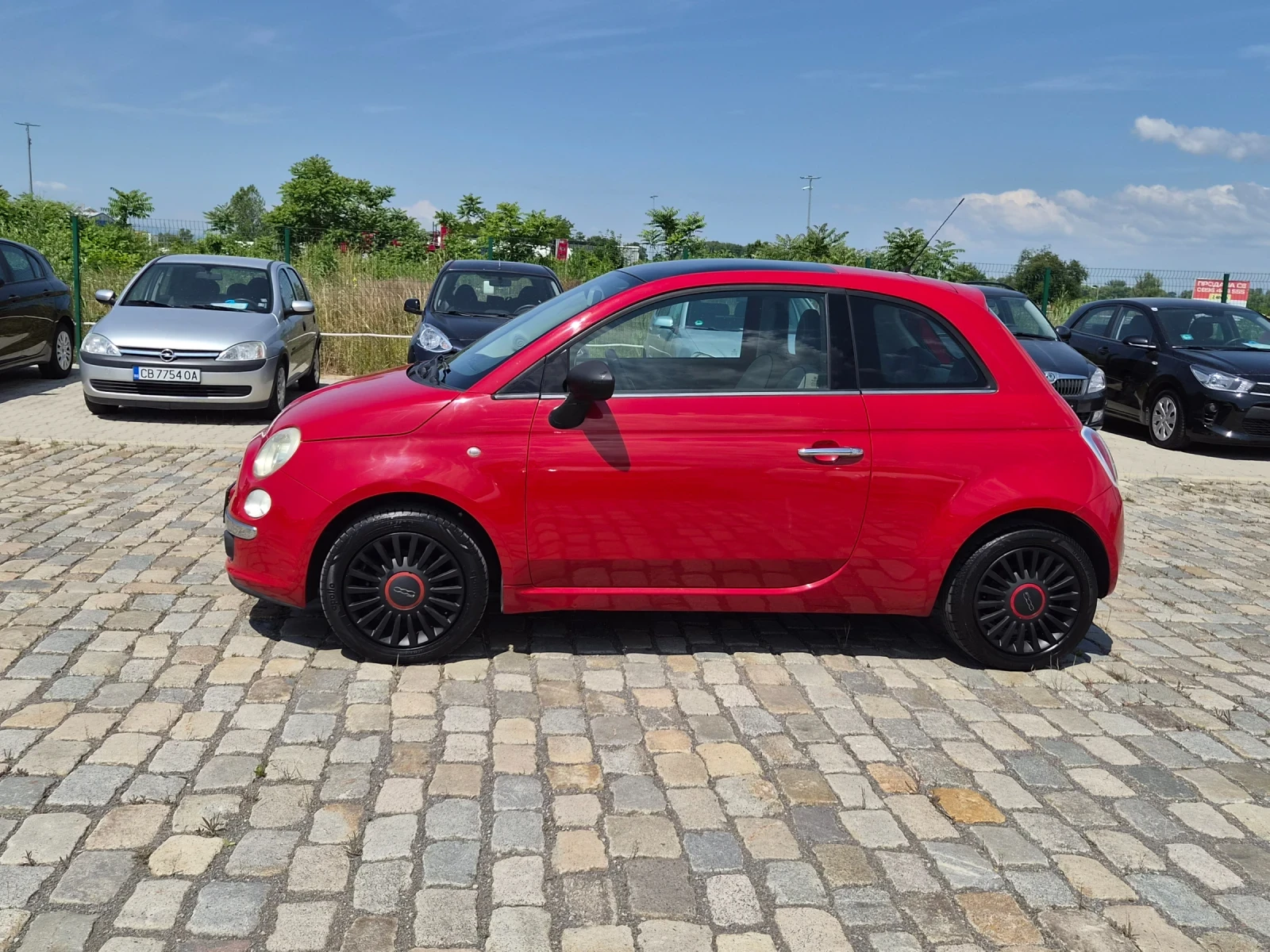 Fiat 500 1.4i 16V 100кс ГАЗ , снимка 4 - Автомобили и джипове - 54970298
