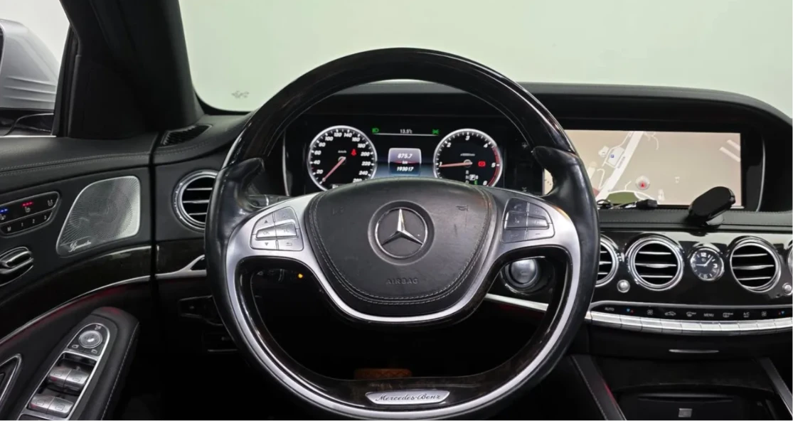 Mercedes-Benz S 350 L * АВТО КРЕДИТ* ЦЕНА ДО БГ * Сервизна история * , снимка 10 - Автомобили и джипове - 55493457