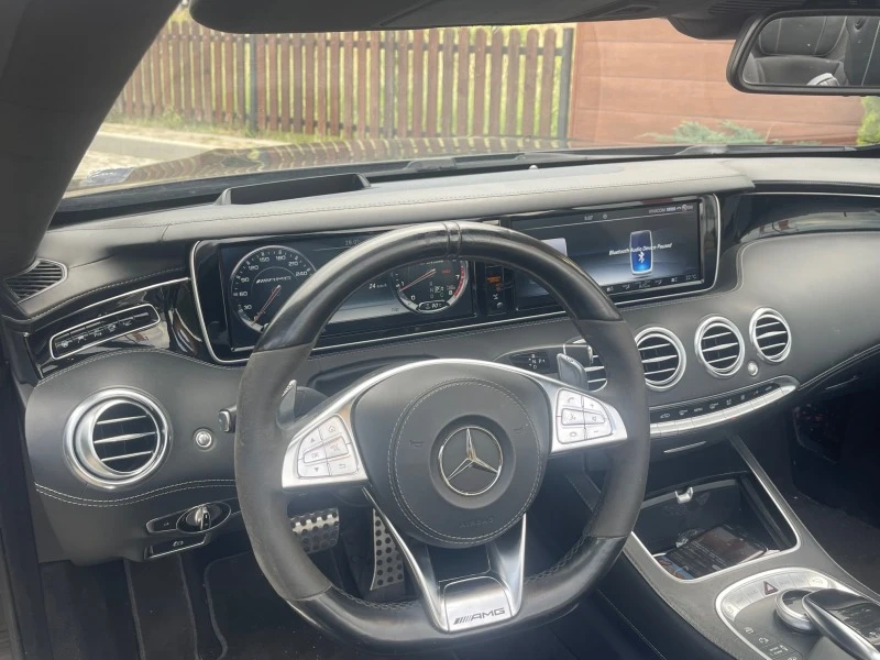 Mercedes-Benz S 63 AMG Swarovski 4MATIC, Cabrio, Burmester, снимка 9 - Автомобили и джипове - 47899510