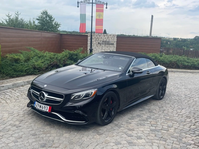 Mercedes-Benz S 63 AMG Swarovski 4MATIC, Cabrio, Burmester, снимка 1 - Автомобили и джипове - 47899510