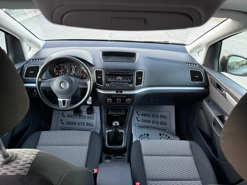 VW Sharan 2.0-TDI-4-MOTION-LED-XENON-BI XENON-PARKTRONIK-TOP, снимка 10 - Автомобили и джипове - 52262725
