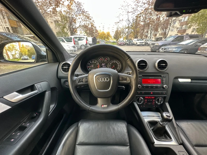 Audi A3 1.4 S-Line/Facelift/Xenon/Парктроник/Кожен салон, снимка 9 - Автомобили и джипове - 52690351
