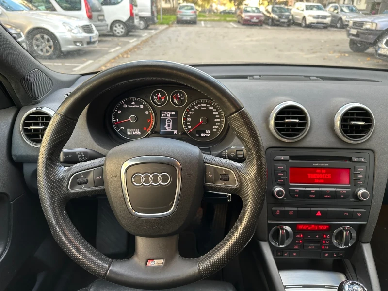 Audi A3 1.4 S-Line/Facelift/Xenon/Парктроник/Кожен салон, снимка 10 - Автомобили и джипове - 52690351