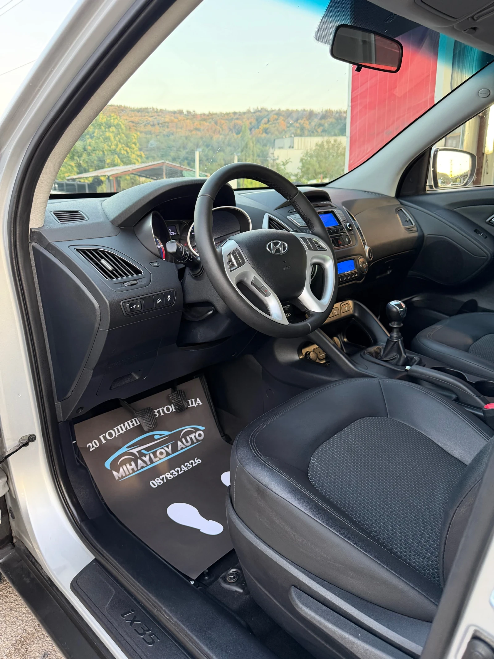 Hyundai IX35 1.7CRDI 160 000км/КОЖА/ПОДГРЕВ/ПАРКТРОНИК, снимка 9 - Автомобили и джипове - 55694980