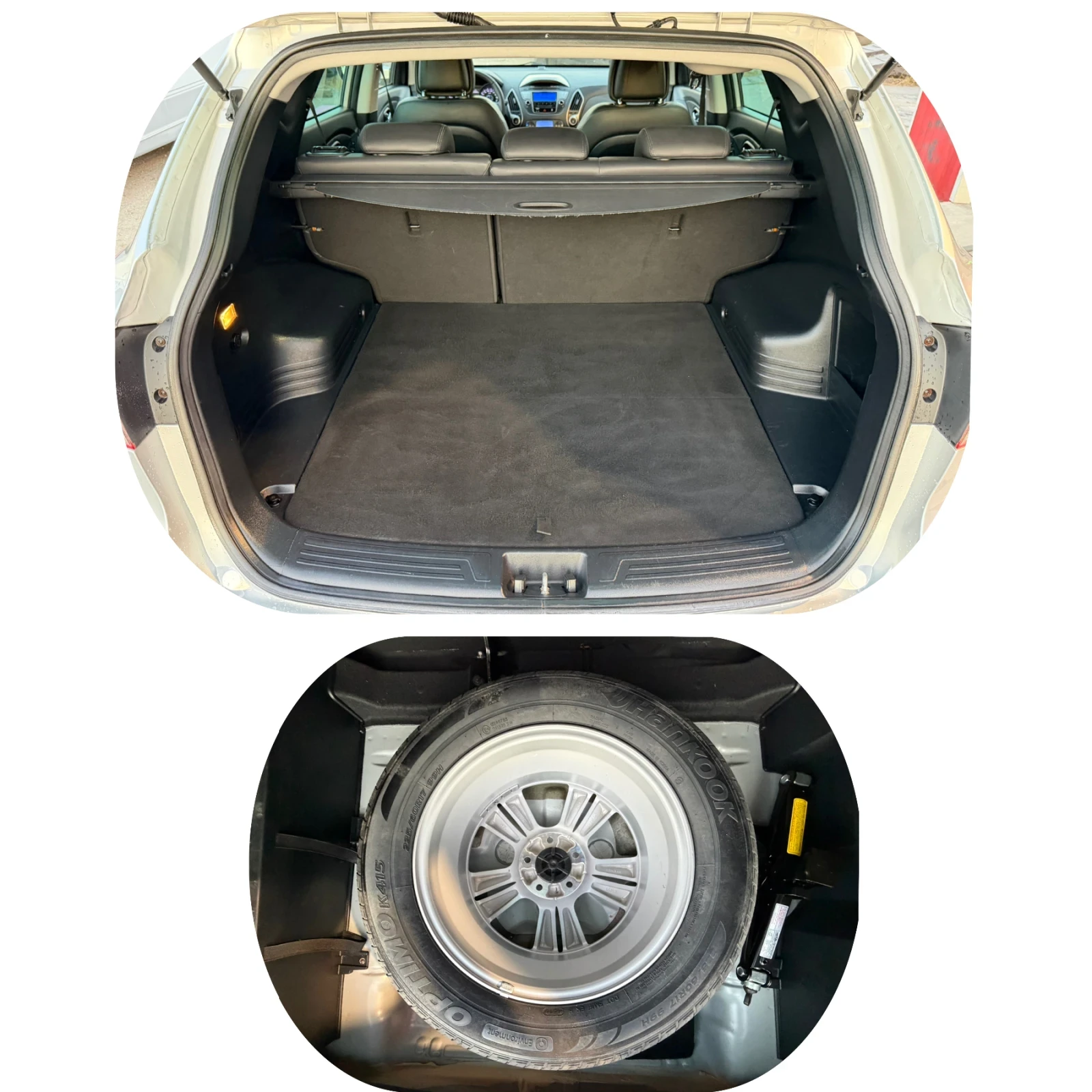 Hyundai IX35 1.7CRDI 160 000км/КОЖА/ПОДГРЕВ/ПАРКТРОНИК, снимка 14 - Автомобили и джипове - 55694980
