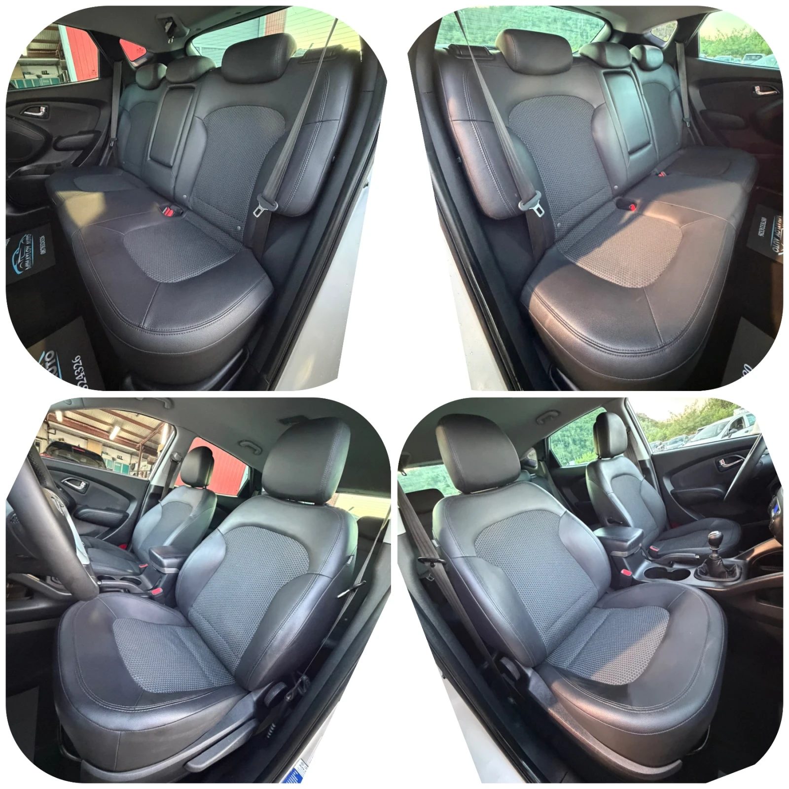 Hyundai IX35 1.7CRDI 160 000км/КОЖА/ПОДГРЕВ/ПАРКТРОНИК, снимка 11 - Автомобили и джипове - 55694980