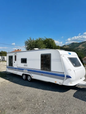 Каравана Hobby Prestige 650 / КЛИМАТИК! 5-местна! Баня и WC, снимка 1