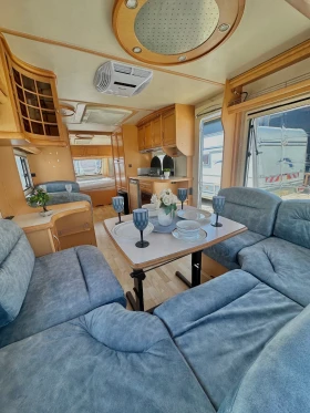 Каравана Hobby Prestige 650 / КЛИМАТИК! 5-местна! Баня и WC, снимка 7
