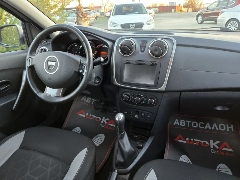 Dacia Sandero STEPWAY= 1.5DCI-90кс= NAVI= PRESTIGE= EURO 5B, снимка 13 - Автомобили и джипове - 52756130