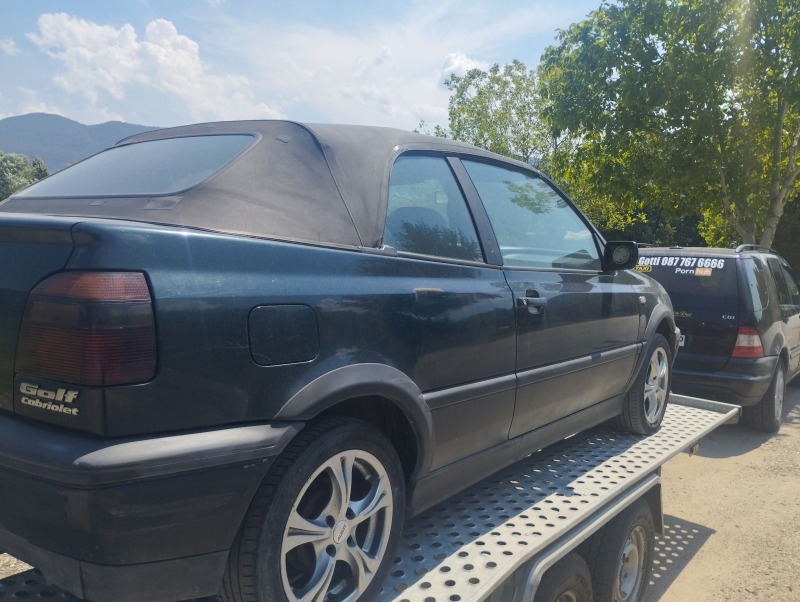 VW Golf 1.9 TDI 90 k.c. Rabbit Cabriolet, karmann , снимка 12 - Автомобили и джипове - 46622811