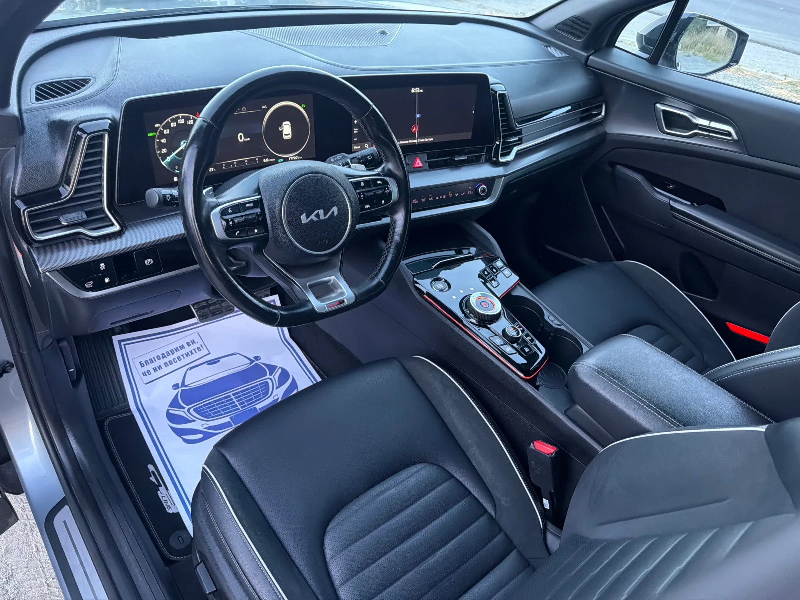 Kia Sportage GT LINE PLUS / 1.6 PHEV / AWD / 360 / ОБДУХВАНЕ , снимка 9 - Автомобили и джипове - 55869725