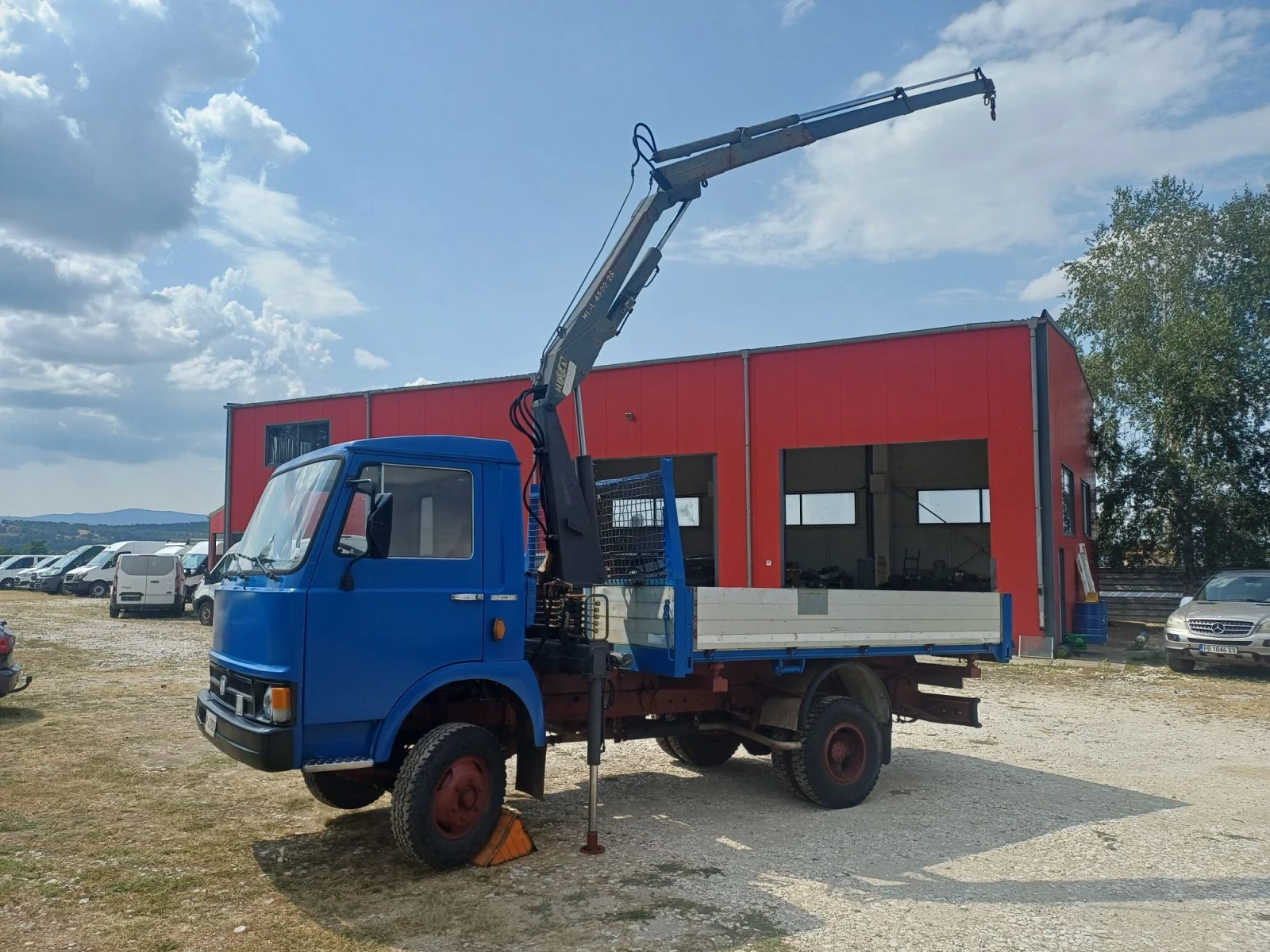 Iveco 6510 Самосвал с Кран