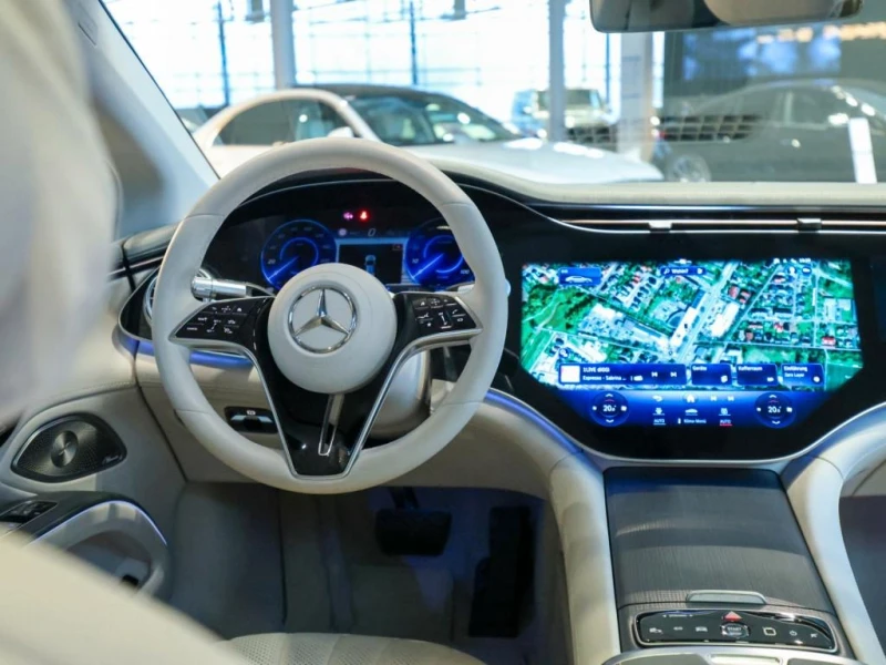 Mercedes-Benz EQS 580/ AMG/ 4-MATIC/ HYPERSCREEN/ PANO/ BURM/ NIGHT/, снимка 5 - Автомобили и джипове - 50894442