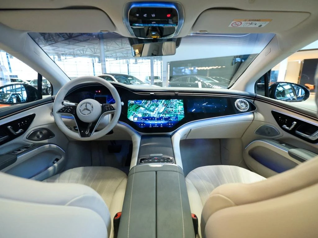 Mercedes-Benz EQS 580/ AMG/ 4-MATIC/ HYPERSCREEN/ PANO/ BURM/ NIGHT/ | Mobile.bg   11