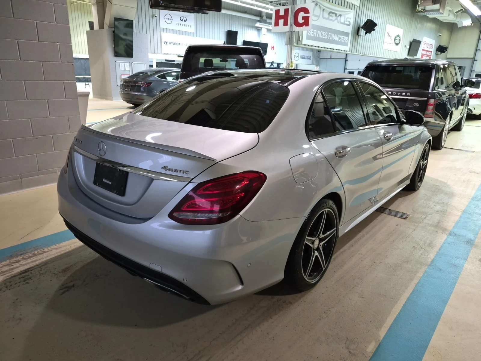 Mercedes-Benz C 450 AMG 4M* �������* Burmester* Ambient* ������* ����*  | Mobile.bg � ����������� 3