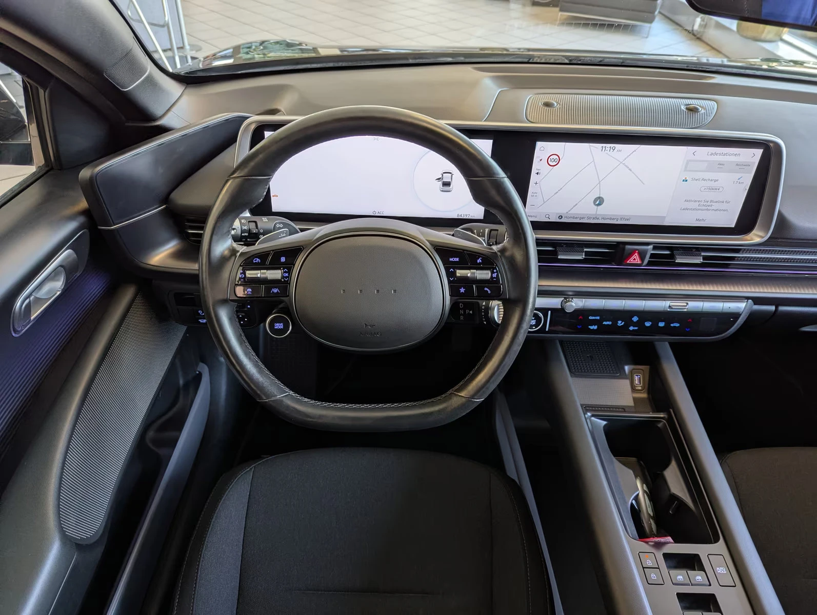 Hyundai Ioniq 6 DYNAMIQ/228HP/СЕРТИФИКАТ/CAM/LED/CPLAY/518q, снимка 9 - Автомобили и джипове - 55374780