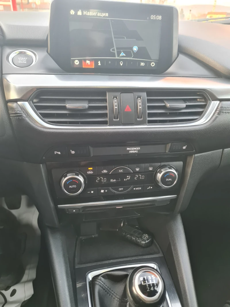 Mazda 6 2.2 SKYAKTIV 150к.с. 2016г. , снимка 8 - Автомобили и джипове - 52841565