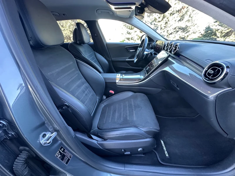Mercedes-Benz C 220 D/3xAMG Line/KylessGo/Distronic+ /FULL LED/Ambi, снимка 9 - Автомобили и джипове - 53258731