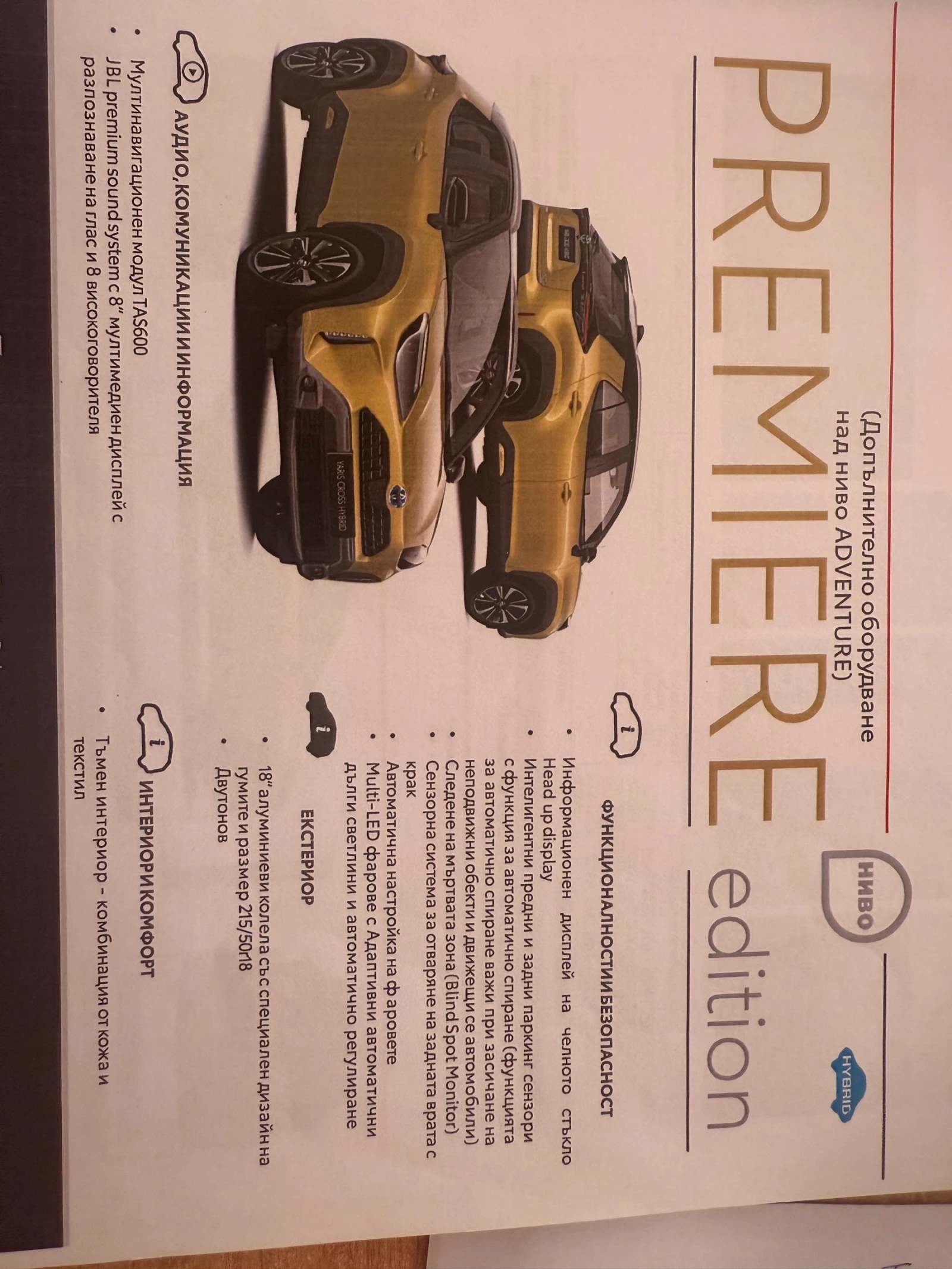 Toyota Yaris Cross PREMIERE EDITION - изображение 9