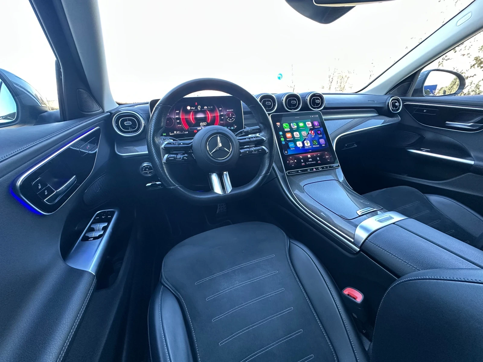 Mercedes-Benz C 220 D/3xAMG Line/KylessGo/Distronic+ /FULL LED/Ambi | Mobile.bg � ����������� 12