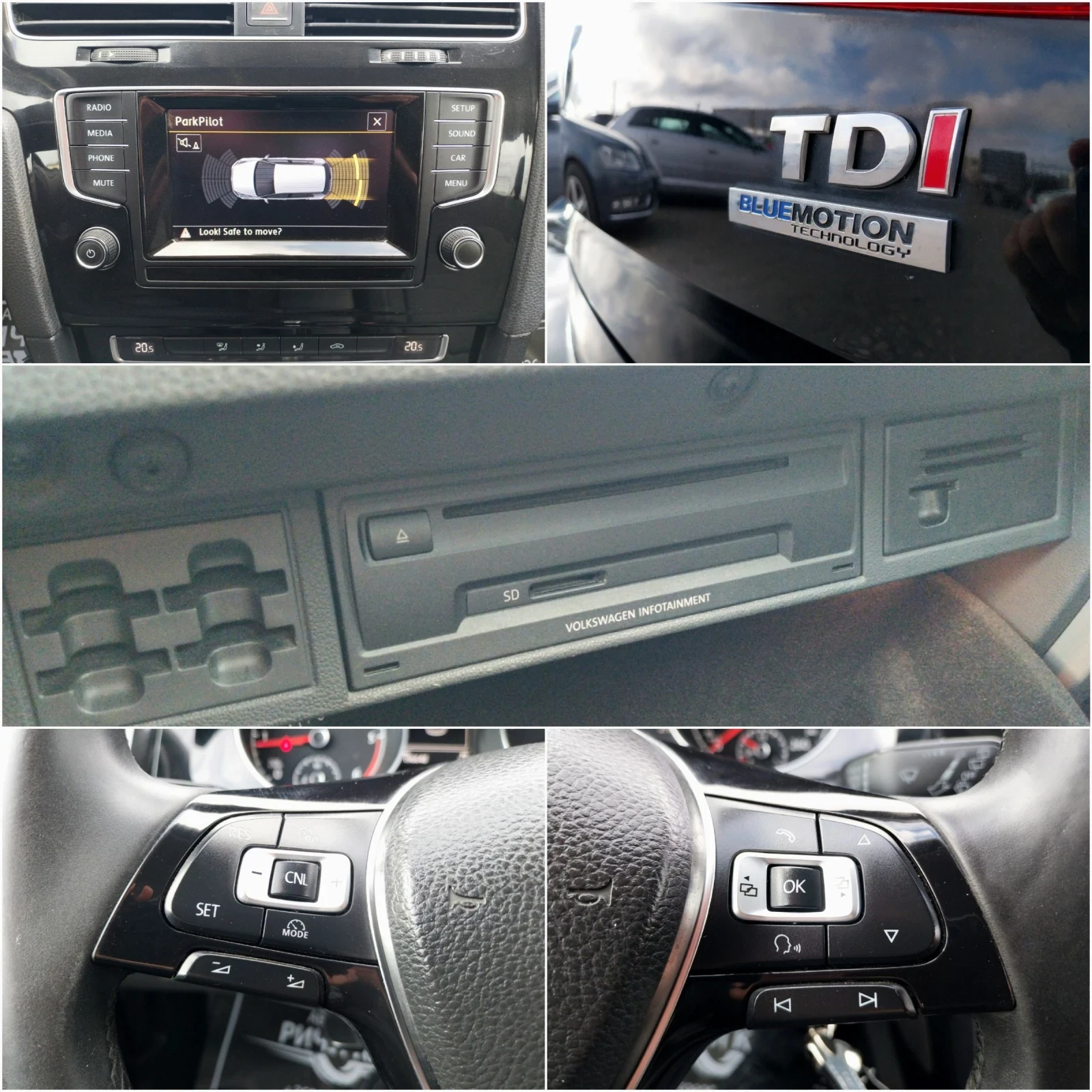 VW Golf 1.6 TDI* DSG* H.LINE* , снимка 13 - Автомобили и джипове - 53992598