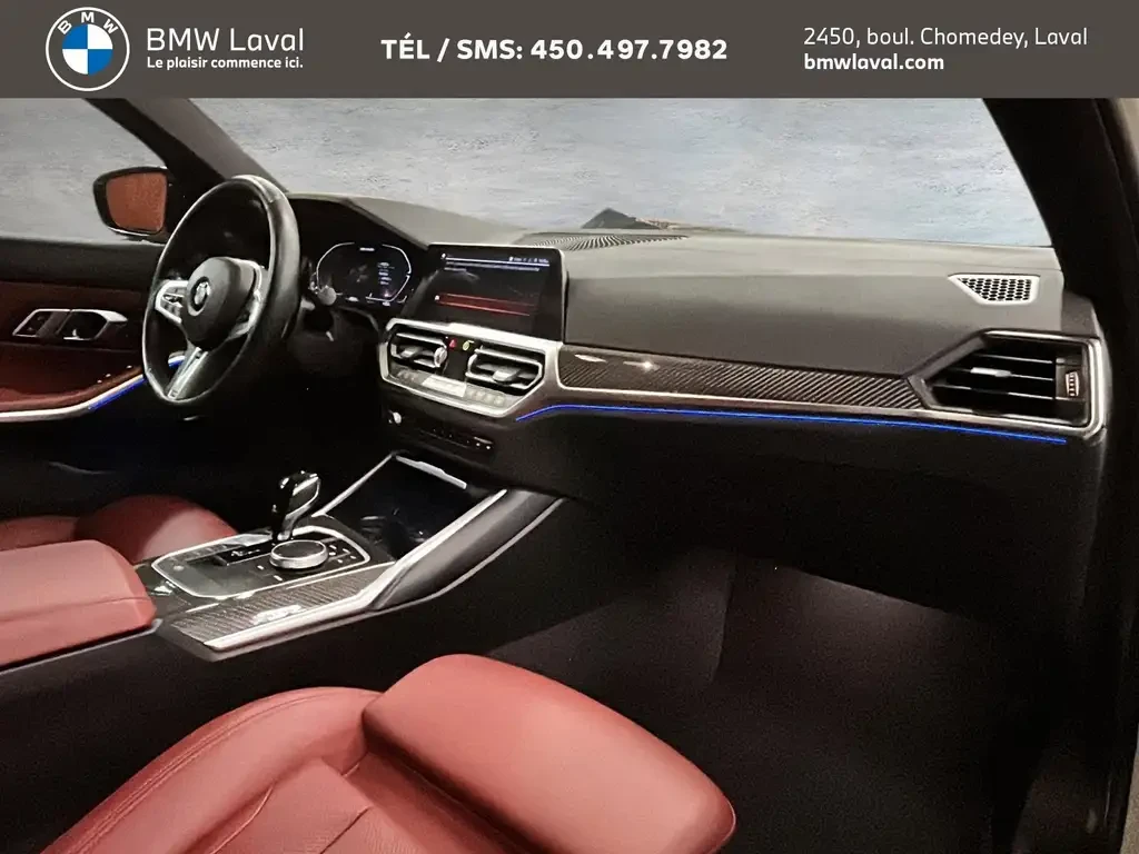 BMW 340 M340i / xDrive / H/K / Карбон / Червена бордо кожа, снимка 14 - Автомобили и джипове - 55057554