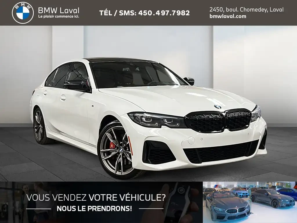 BMW 340 M340i / xDrive / H/K / Карбон / Червена бордо кожа, снимка 2 - Автомобили и джипове - 55057554