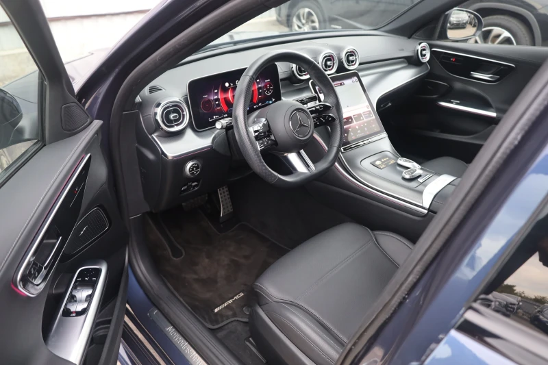 Mercedes-Benz C 200 4M AMG WideScreen MBUX KeyGO MASSAGE 360  #iCarbg, снимка 12 - Автомобили и джипове - 51299771