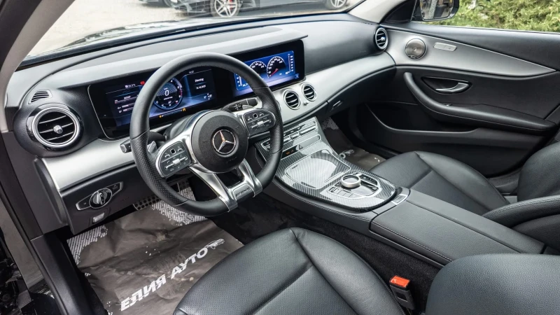 Mercedes-Benz E 220 D FULL 6.3 AMG BLACK LINE FACELIFT ЛИЗИНГ 100%, снимка 12 - Автомобили и джипове - 52083110