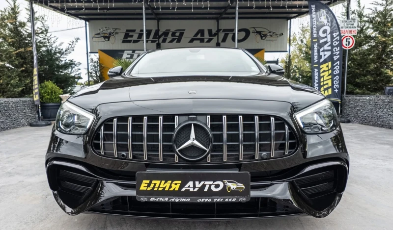 Mercedes-Benz E 220 D FULL 6.3 AMG BLACK LINE FACELIFT ЛИЗИНГ 100%, снимка 3 - Автомобили и джипове - 52083110