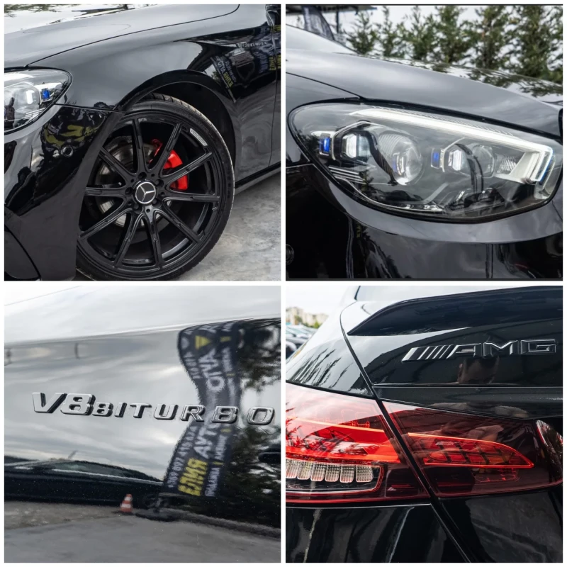Mercedes-Benz E 220 D FULL 6.3 AMG BLACK LINE FACELIFT ЛИЗИНГ 100%, снимка 17 - Автомобили и джипове - 52083110