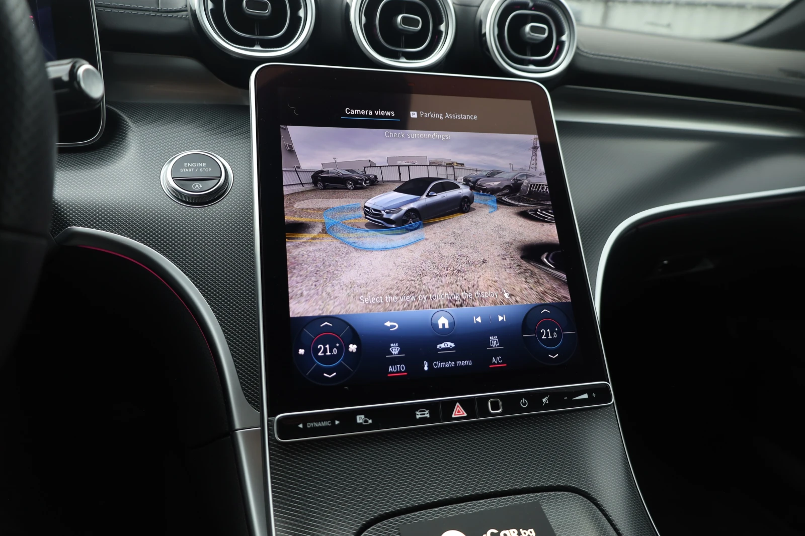 Mercedes-Benz C 200 4M AMG WideScreen MBUX KeyGO MASSAGE 360  #iCarbg | Mobile.bg   15