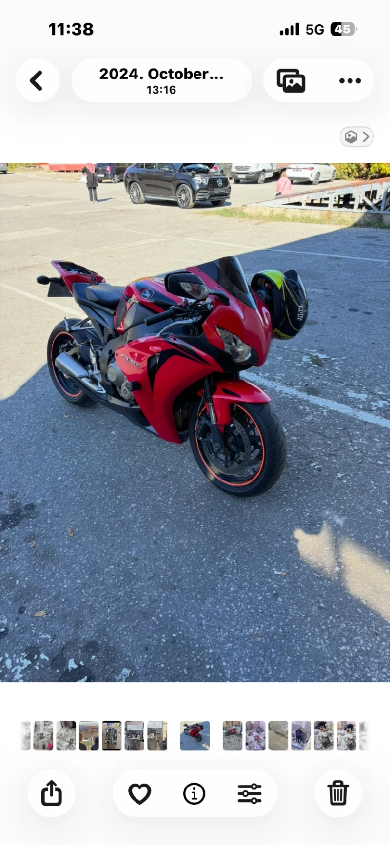 Honda Cbr, снимка 3 - Мотоциклети и мототехника - 52733349