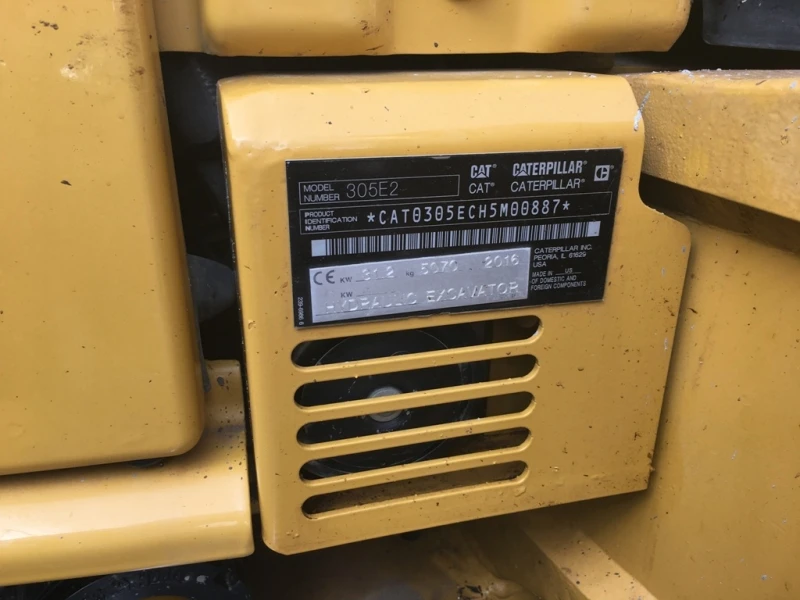 Багер Caterpillar 305E2CR, снимка 6 - Индустриална техника - 47534669