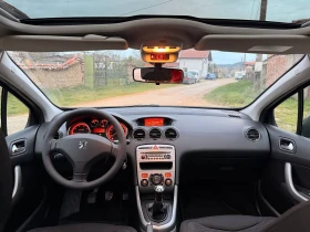 Peugeot 308 1.6i 120кс серв.книжка панорама, снимка 9