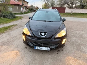 Peugeot 308 1.6i 120кс серв.книжка панорама, снимка 1