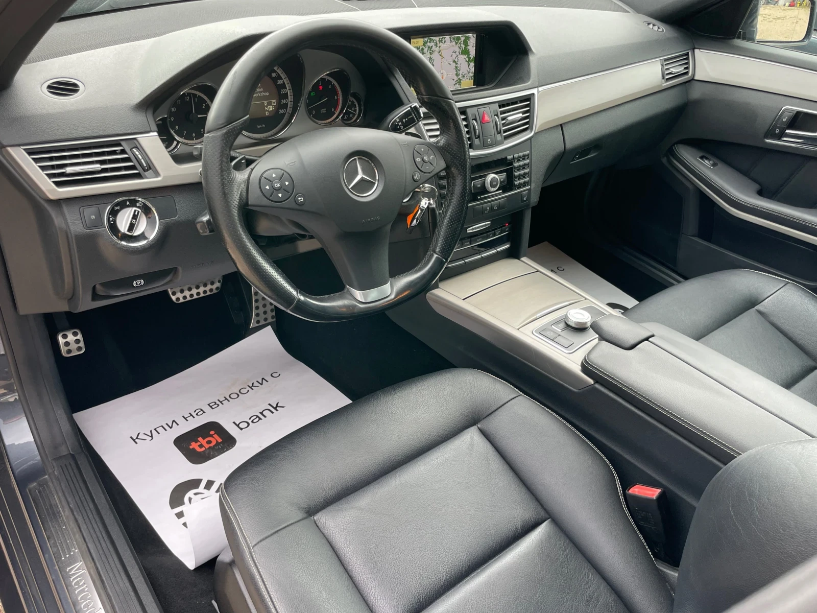 Mercedes-Benz E 350 AMG/198.000км/Сервизна история/Задно/Черен таван/ - изображение 8