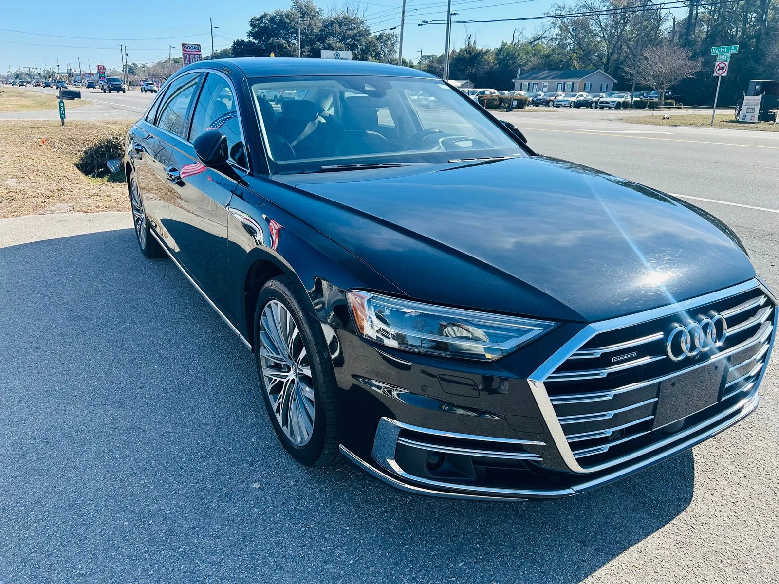 Audi A8 2019| LONG| 3.0T| DISTRONIK| МАСАЖ| ОБДУХ| PANO| H, снимка 3 - Автомобили и джипове - 53818695