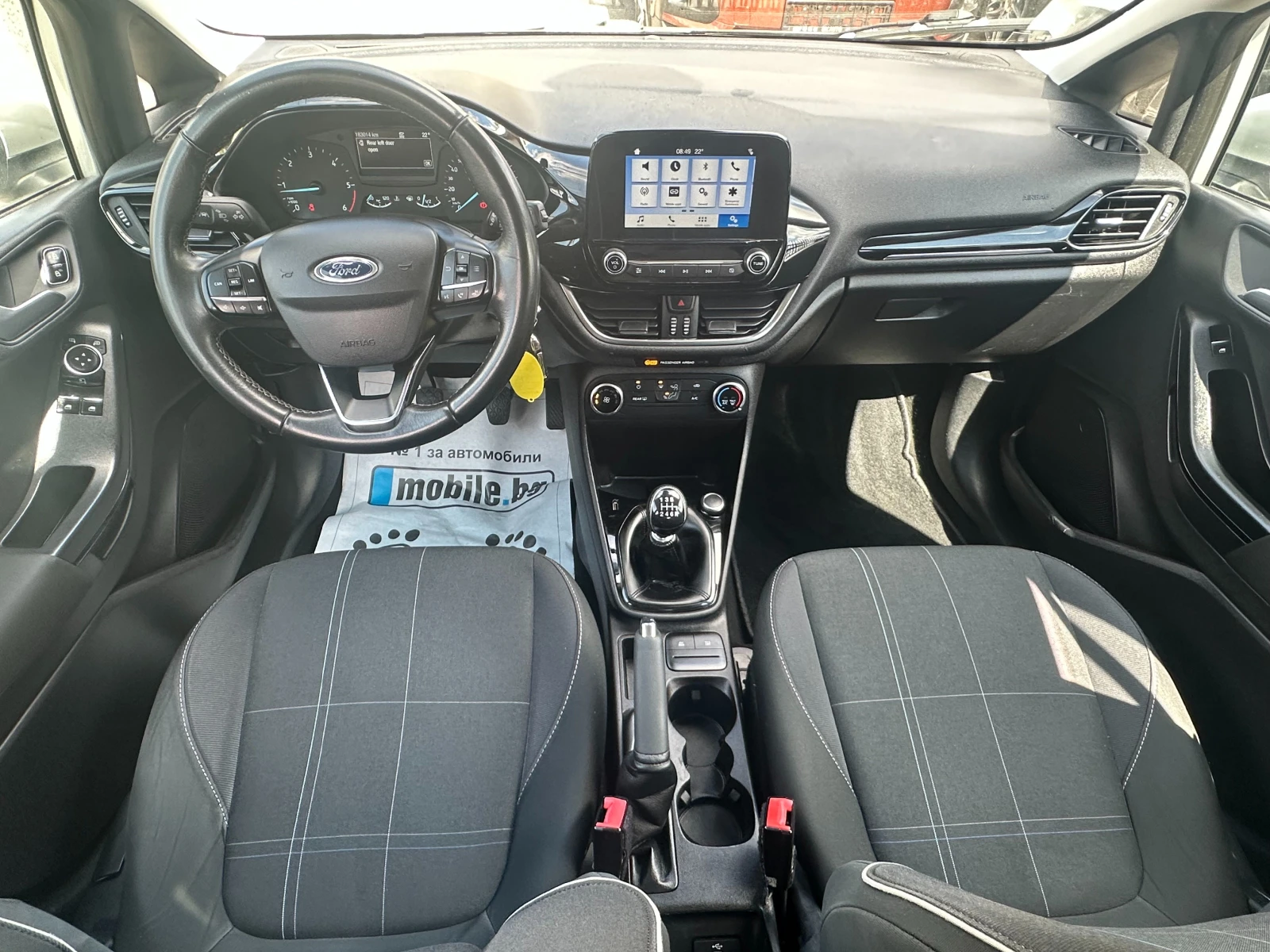 Ford Fiesta 1.5D-85k.s-180000km-PDC-EURO6B-2018g, снимка 12 - Автомобили и джипове - 54568986