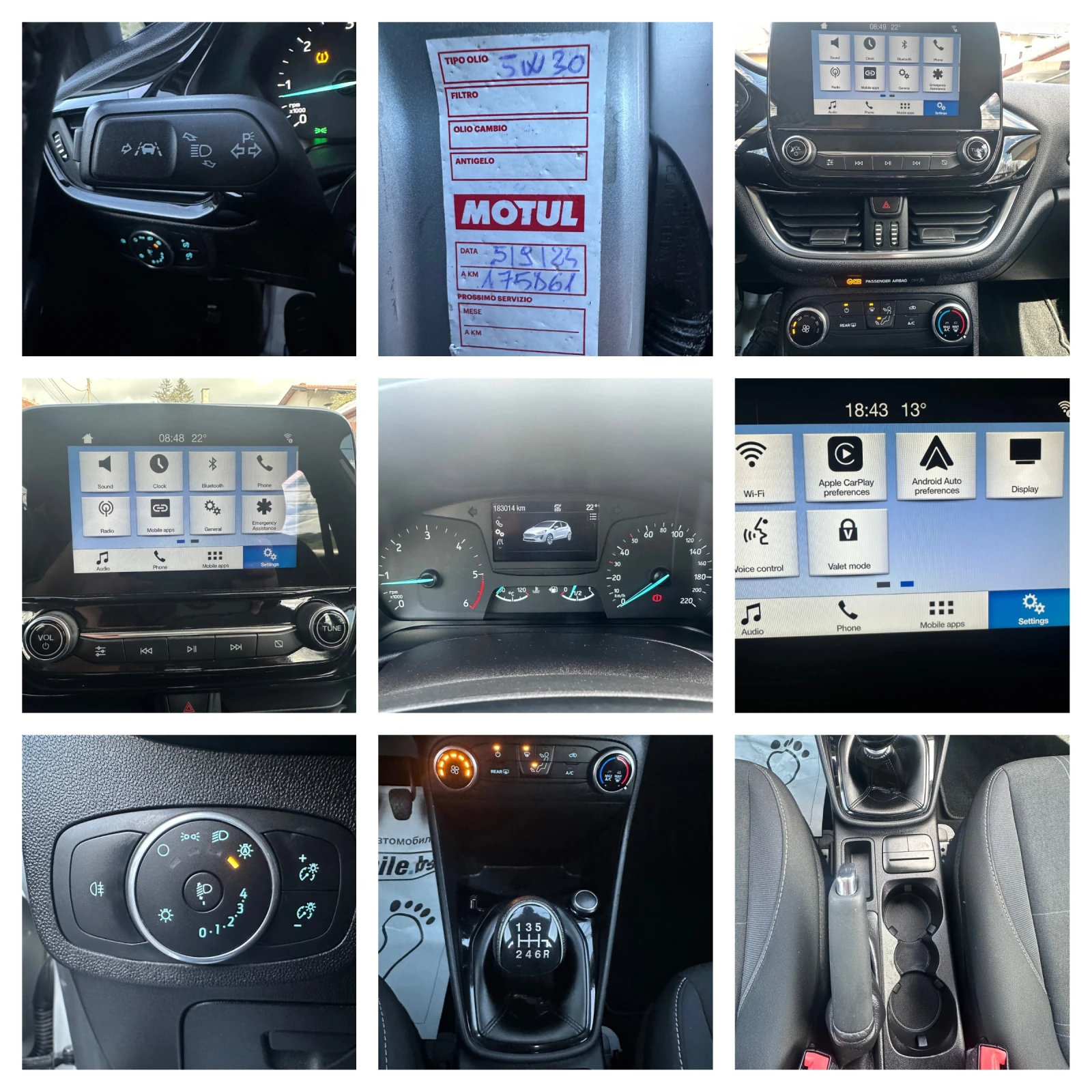 Ford Fiesta 1.5D-85k.s-180000km-PDC-EURO6B-2018g, снимка 16 - Автомобили и джипове - 54568986