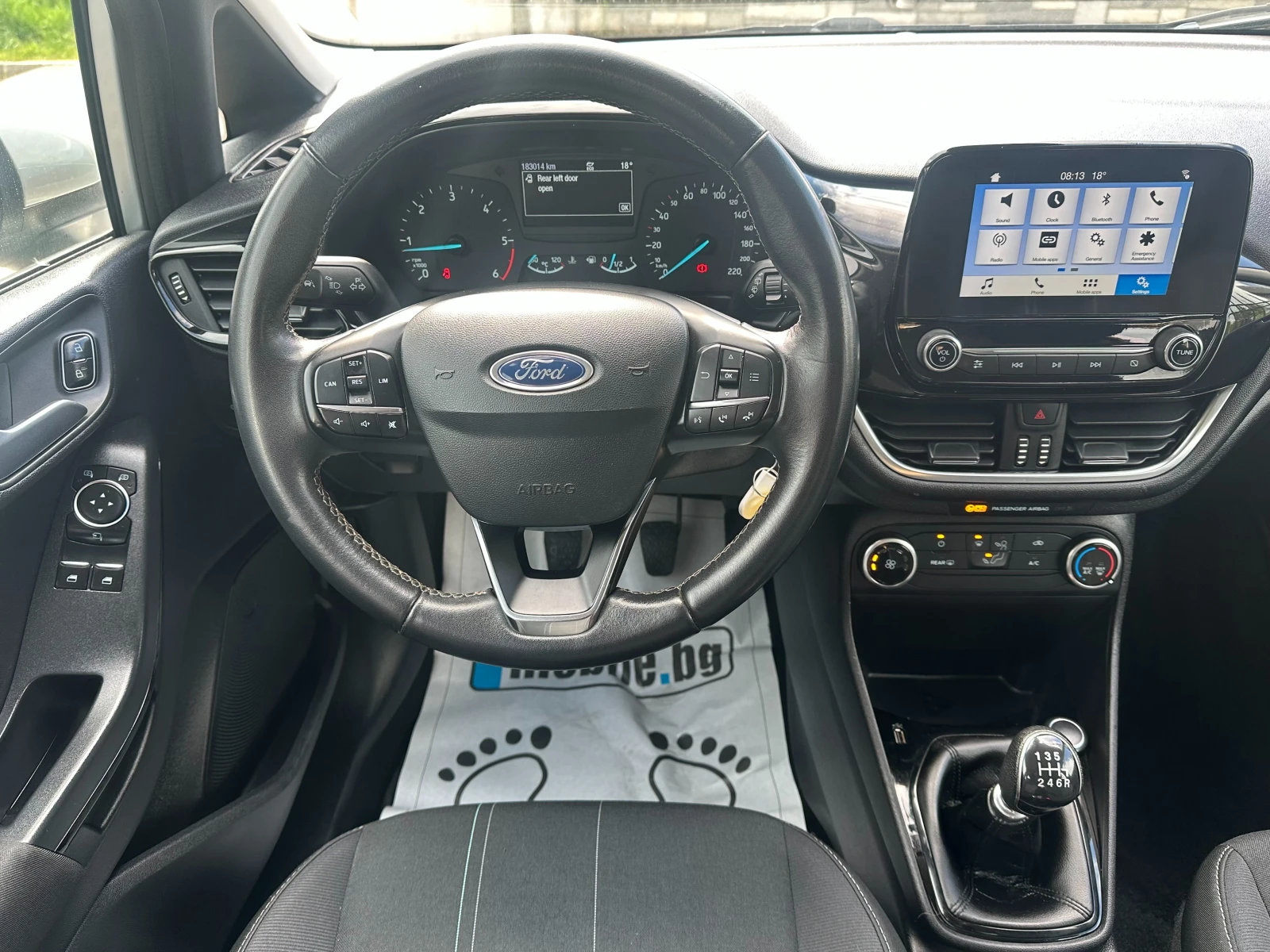 Ford Fiesta 1.5D-85k.s-180000km-PDC-EURO6B-2018g, снимка 7 - Автомобили и джипове - 54568986