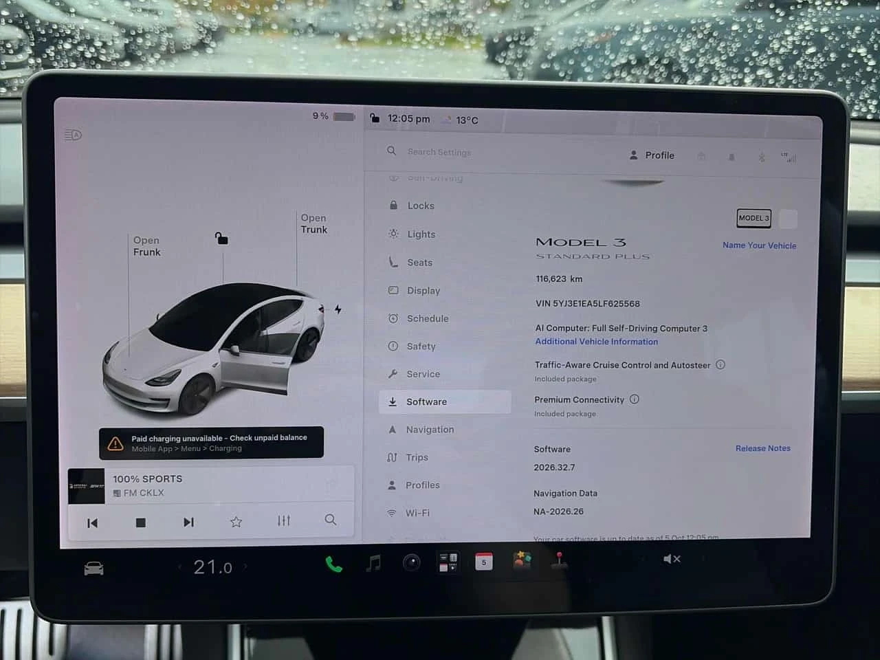 Tesla Model 3 * Standard Range Plus * CARFAX * ПРЕДСТАВИТЕЛСТВО , снимка 9 - Автомобили и джипове - 56372980