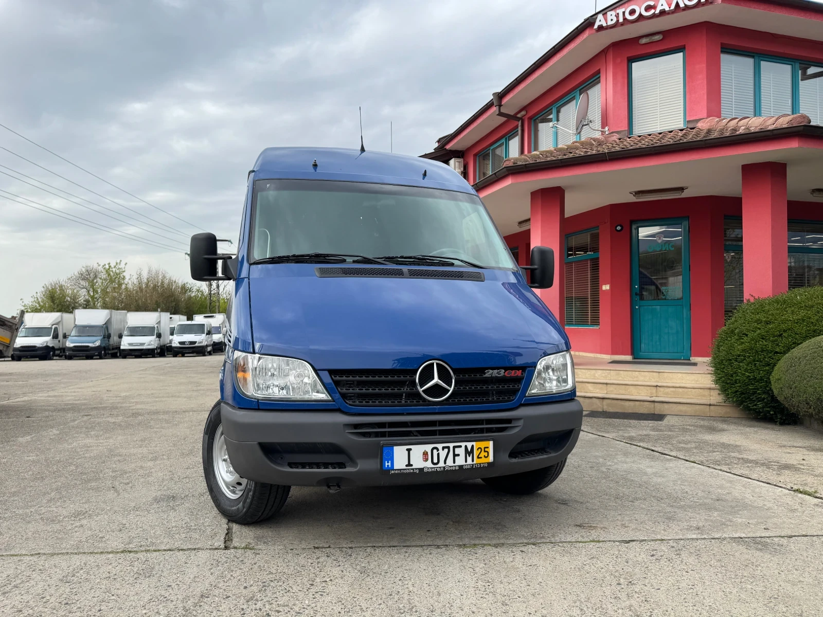 Mercedes-Benz Sprinter 213CDI* Климатик* Печка* 8+ 1места - изображение 2