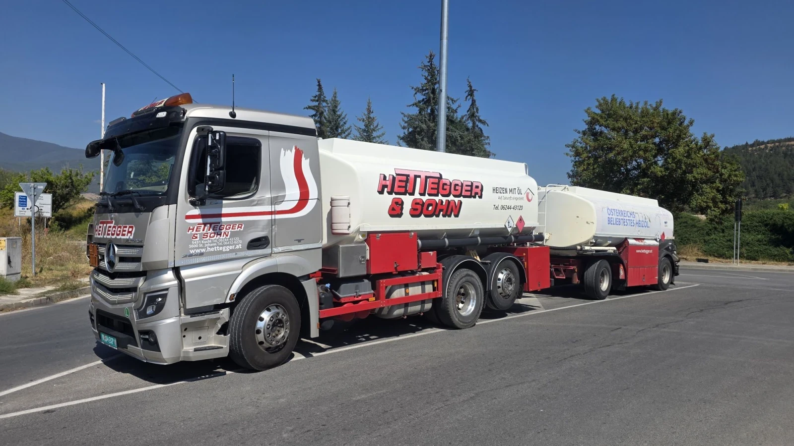 Mercedes-Benz Actros 480 EURO 6 ADR ДИЗЕЛ БЕНЗИН 3 КАМЕРИ 17 500 ЛТ