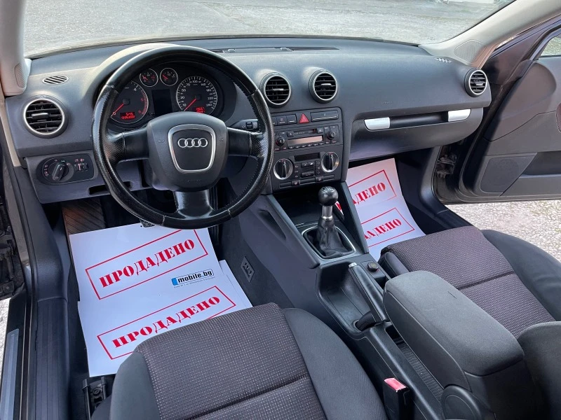 Audi A3 SPORTBACK 2.0TDI 170HP 6 SKOROSTI FACE KLIMA 2008 , снимка 11 - Автомобили и джипове - 47432776