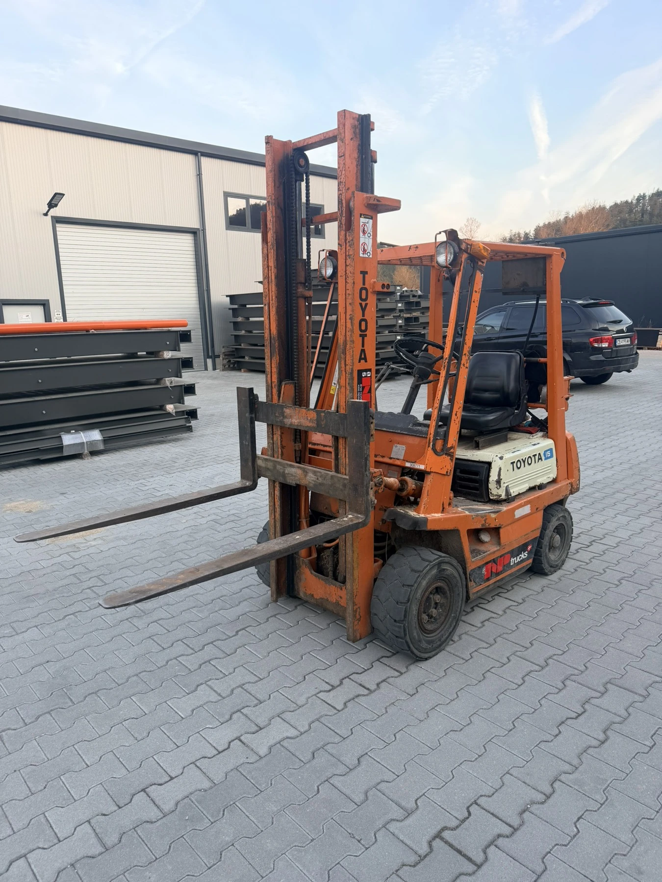 Мотокар Toyota, снимка 2 - Индустриална техника - 54283307