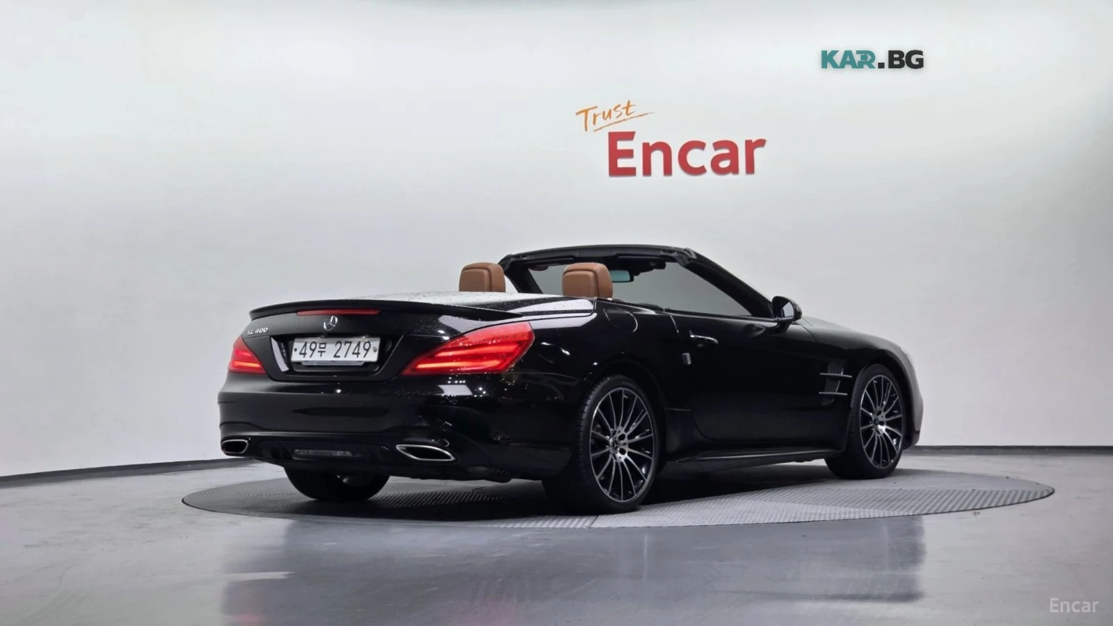 Mercedes-Benz SL 400 DISTRONIC* ПОДГРЕВ* ОБДУХВАНЕ* HARMAN* МАСАЖИ* , снимка 3 - Автомобили и джипове - 55835328